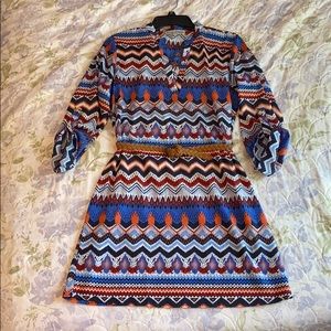 Aztec Print dress by Almost Famous
